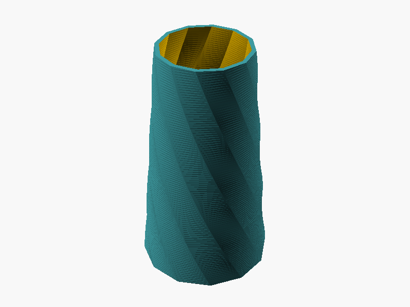 Spiral Bud Vase