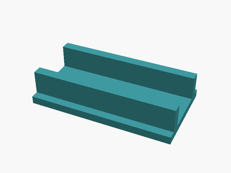 Business Card Rail