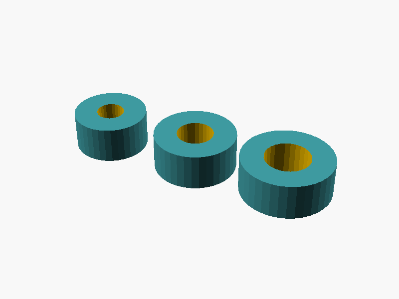 Three-Ring Spacer Set