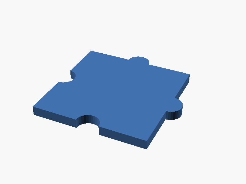 Two-Tab Puzzle Tile