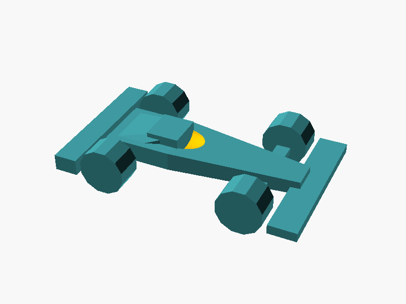 Legally Distinct Open Wheel Toy Racer